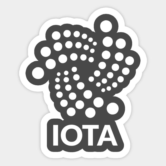 IOTA Logo 2 Sticker by CryptographTees